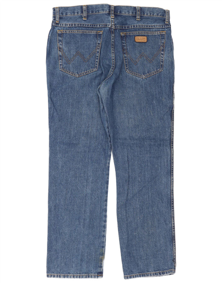 Wrangler muške Texas Regular Straight traperice W36 L30 plavi pamuk