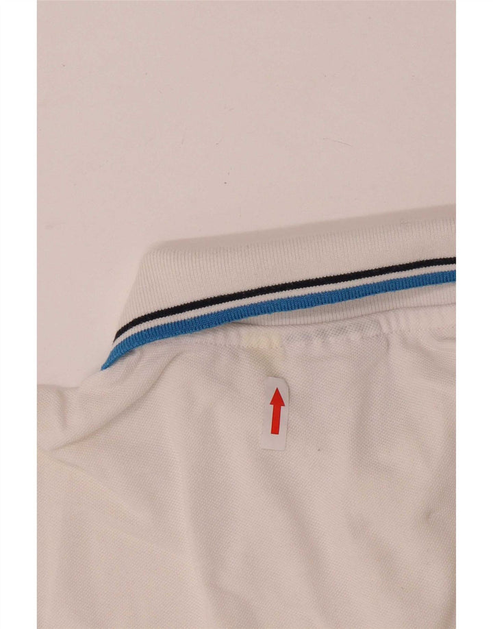 Diadora muška polo majica srednje bijele pruge, pamuk