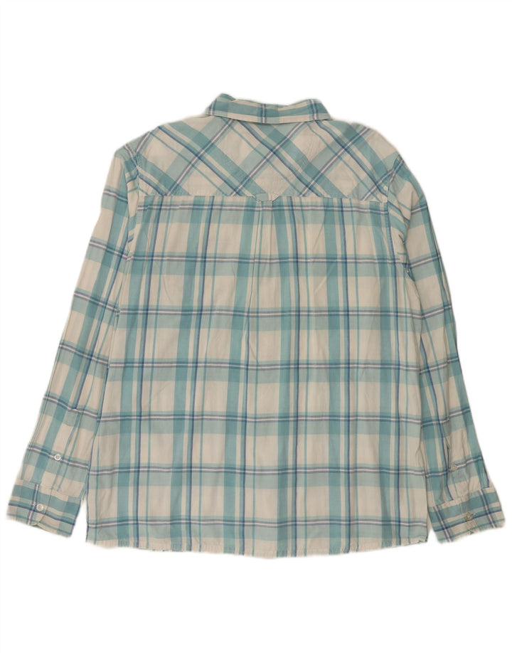 Weird Fish muška košulja XL plavi karirani pamuk