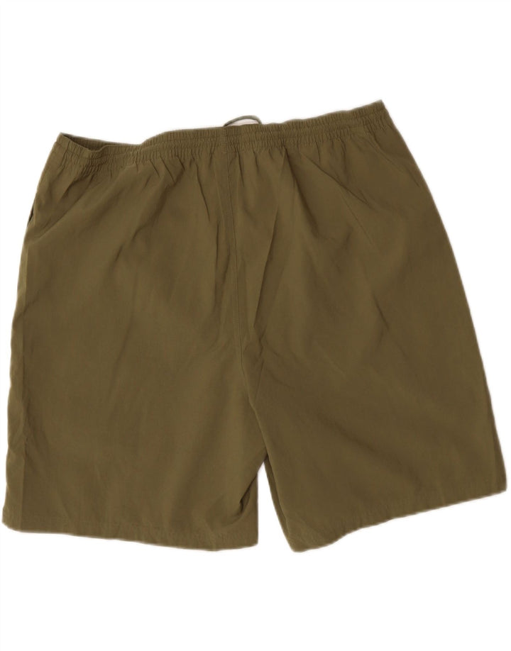 RUSSELL ATHLETIC Mens Sport Shorts Large  Khaki Vintage Russell Athletic and Second-Hand Russell Athletic from Messina Hembry 