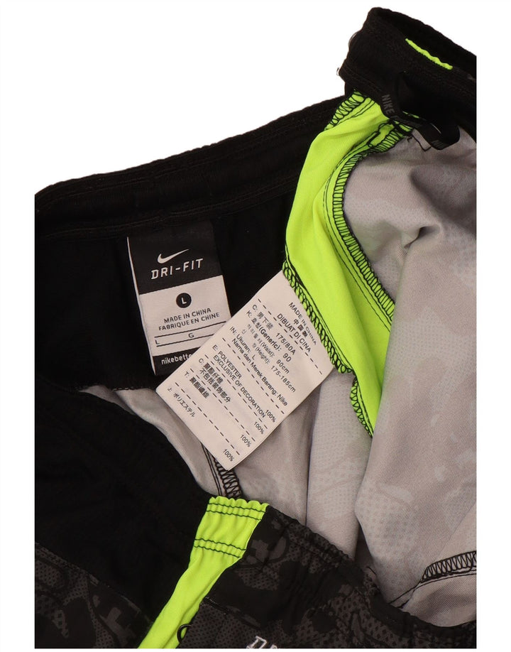 Nike muške Dri Fit sportske kratke hlače, veliki crni poliester