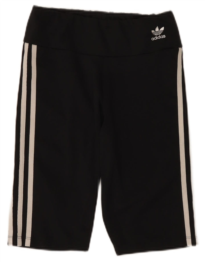 Adidas ženske sportske kratke hlače UK 10 male crne poliesterske