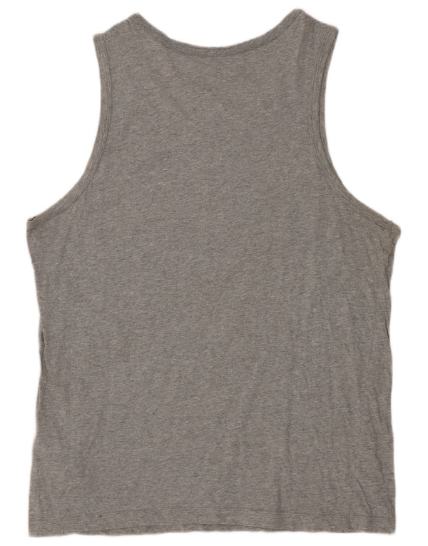 Nike Mens Regular Fit Graphic T-Shirt T-Shirt Top Medium Grey Pamuk Sports