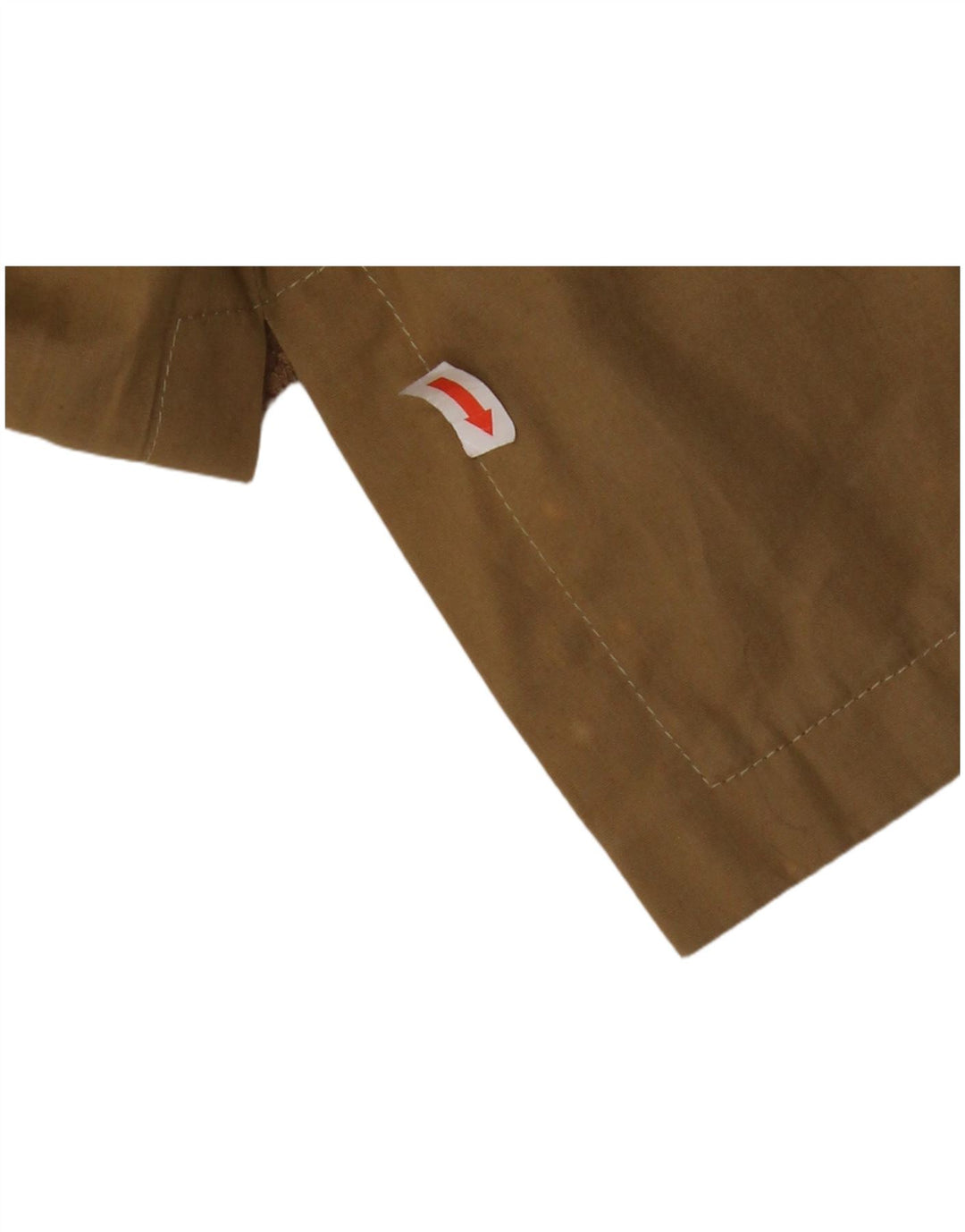 VINTAGE ženska jakna s kapuljačom s 4 gumba, veličina 6 2XS, smeđi pamuk