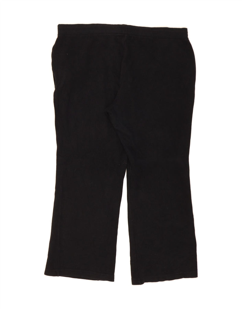 RALPH LAUREN Womens Tracksuit Trousers UK 20 2XL  Black Cotton Vintage Ralph Lauren and Second-Hand Ralph Lauren from Messina Hembry 