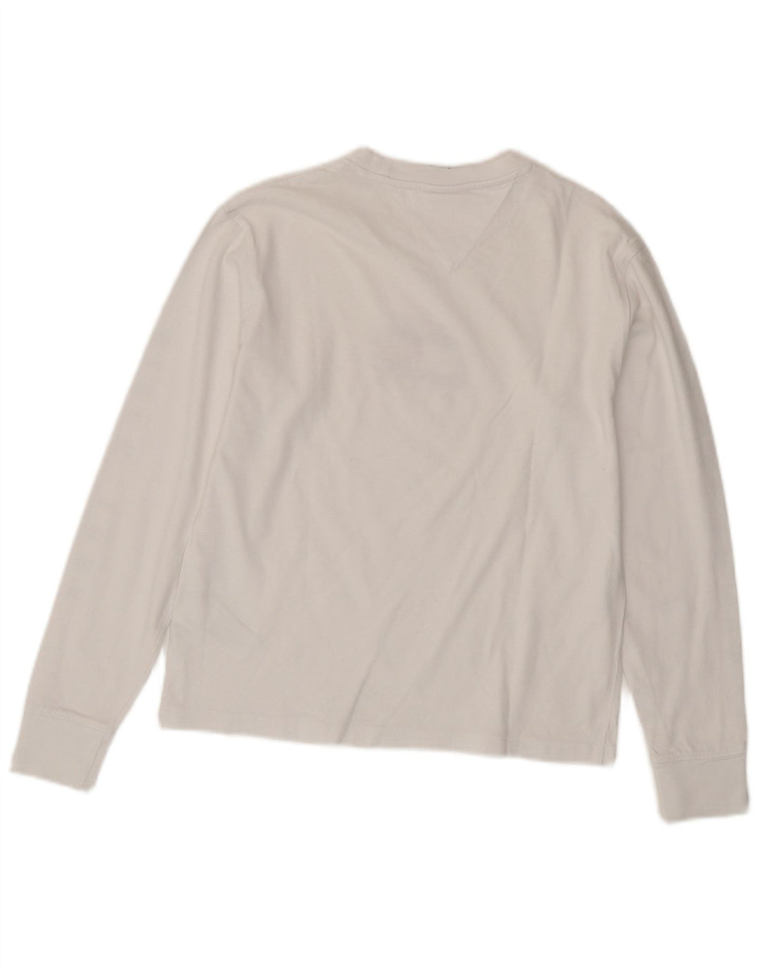 TOMMY HILFIGER Ženska grafička majica kratkih rukava UK 10 Small White Cotton