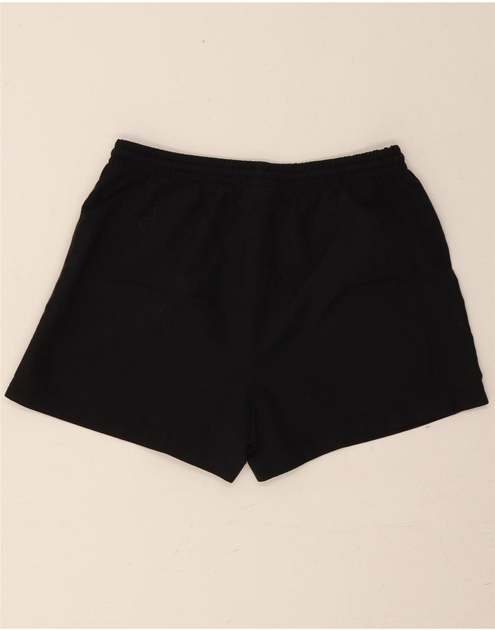 JAKO Womens Sport Shorts UK 12 Medium Black Polyester Vintage Jako and Second-Hand Jako from Messina Hembry 