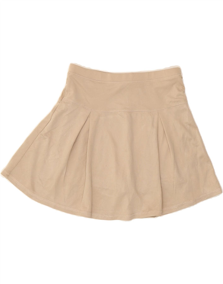 IZOD Girls Mini Skirt 9-10 Years W24  Beige Polyester Vintage Izod and Second-Hand Izod from Messina Hembry 