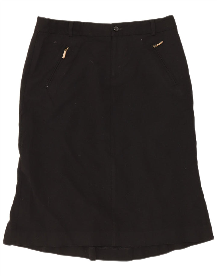 Ralph Lauren ženska suknja A-kroja US 6 srednje W30 crna vuna