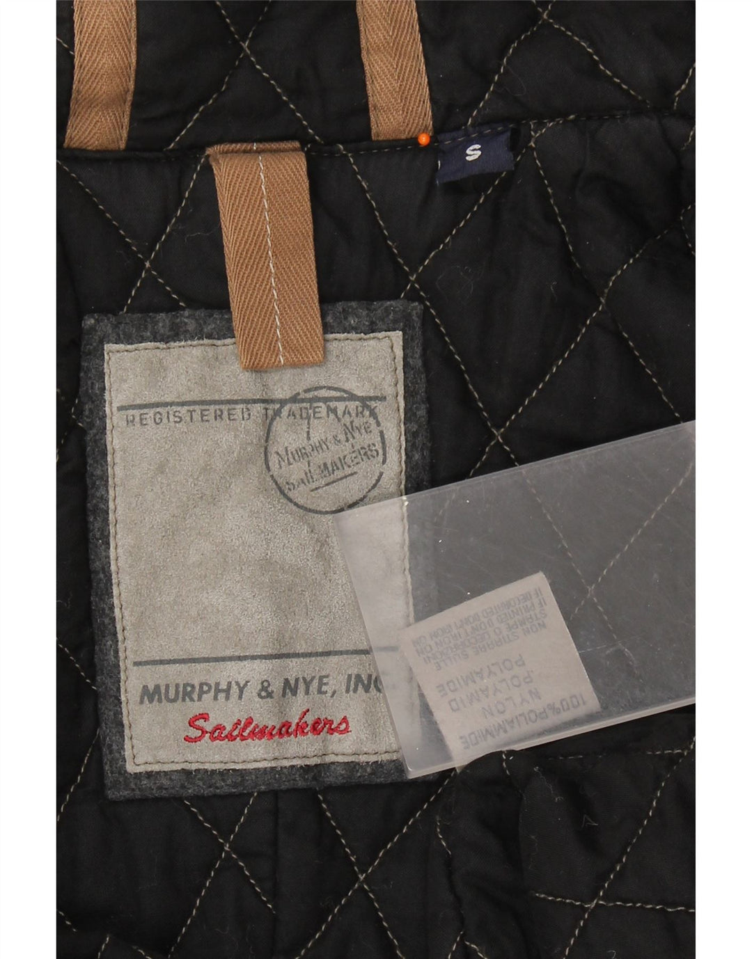 Murphy & Nye ženska prevelika parka jakna UK 10 Mala crna poliamidna