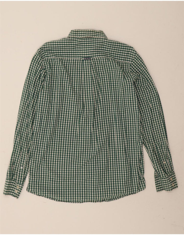 Crew Clothing Muška košulja Large Green Gingham pamuk