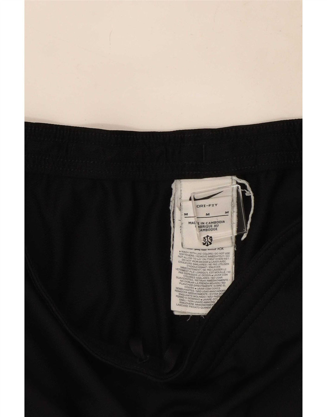 Ženske hlače za trenirku Nike Dri Fit UK 12 Srednji crni poliester