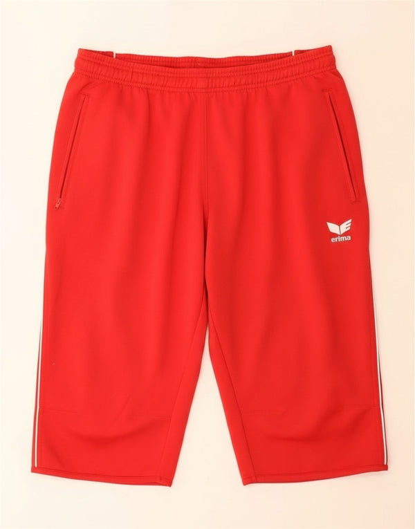Erima Mens Bermuda Sport Shorts XL  Red Polyester