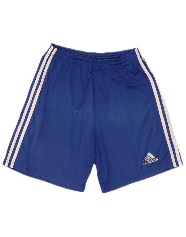 Adidas Mens Aeroready Sport Shorts Medium Blue Polyester