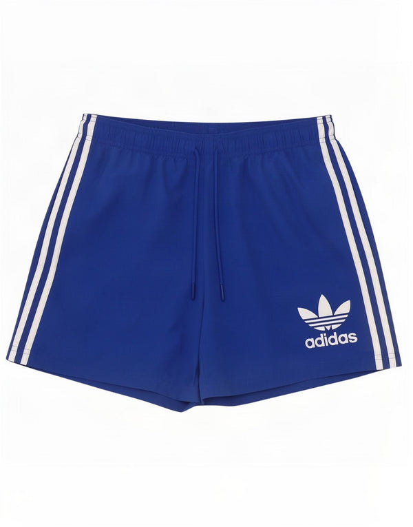Adidas muške sportske kratke hlače srednje plave boje od poliestera