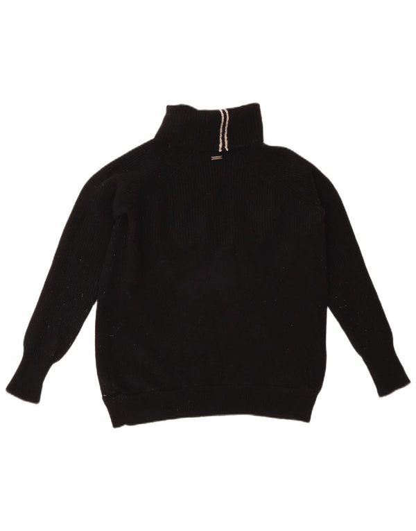 JOULES Ženski pulover s rol izrezom UK 8 Mali crni