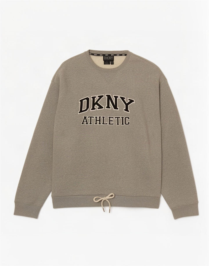 Dkny muška majica s grafičkim motivima, veliki sivi pamuk