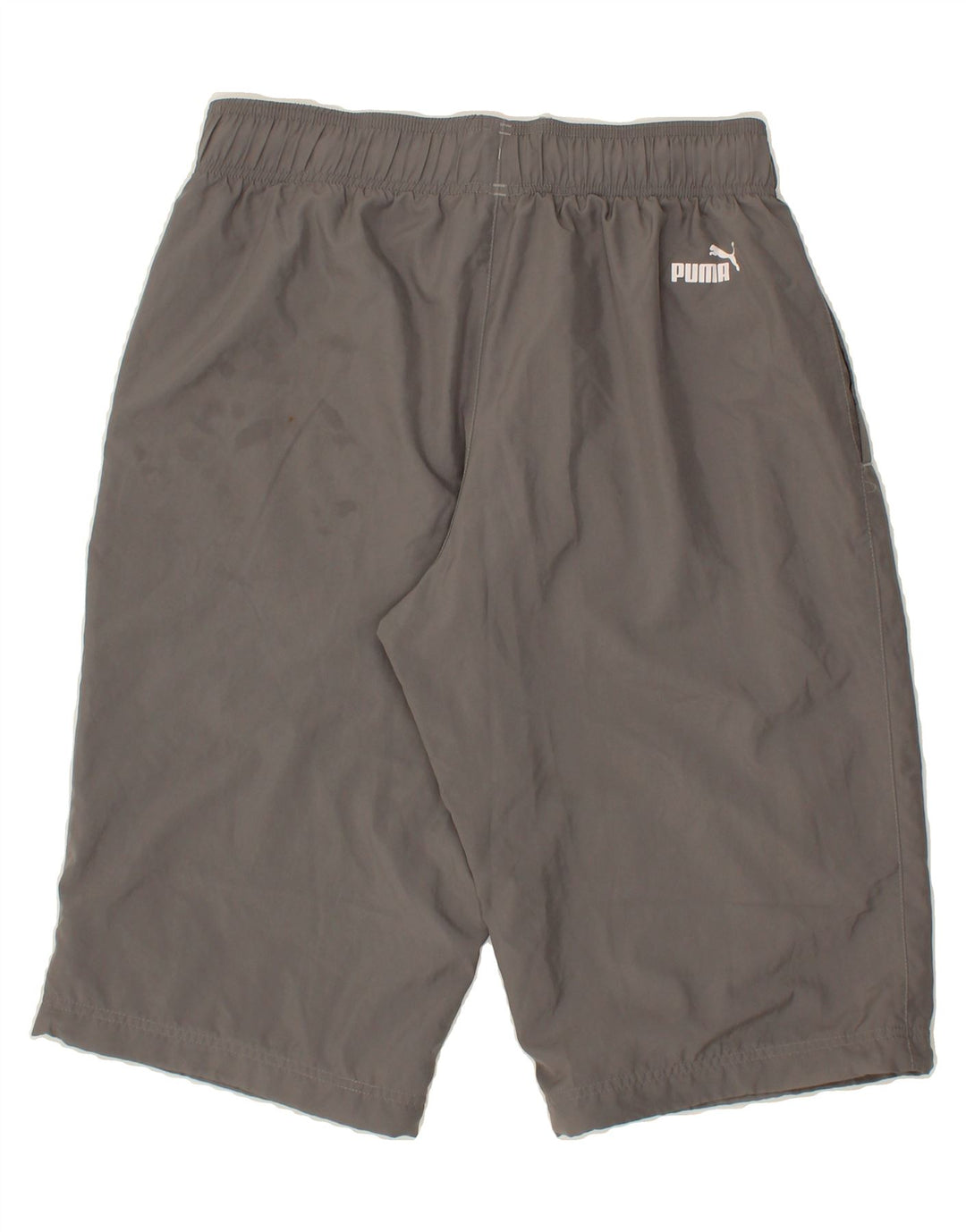 PUMA Mens Graphic Sport Shorts Large  Grey Polyester Vintage Puma and Second-Hand Puma from Messina Hembry 
