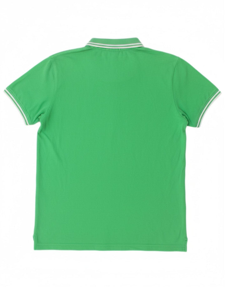 KAPPA Mens Polo Shirt Medium Green Cotton