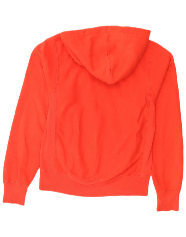 Champion Mens Hoodie Jumper XS Red Cotton