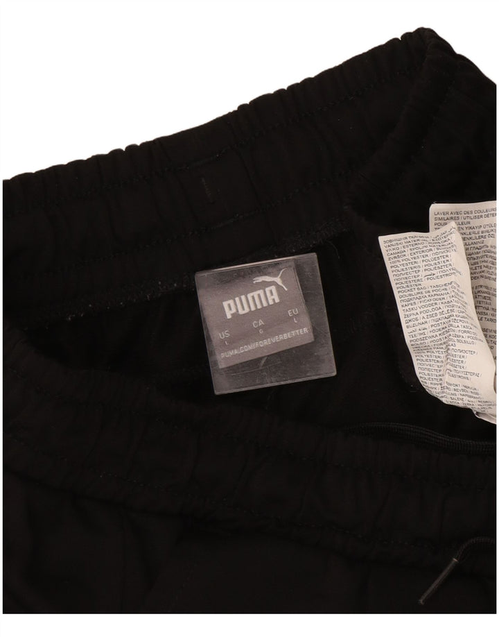 Puma muška trenirka hlače Joggers veliki crni poliester