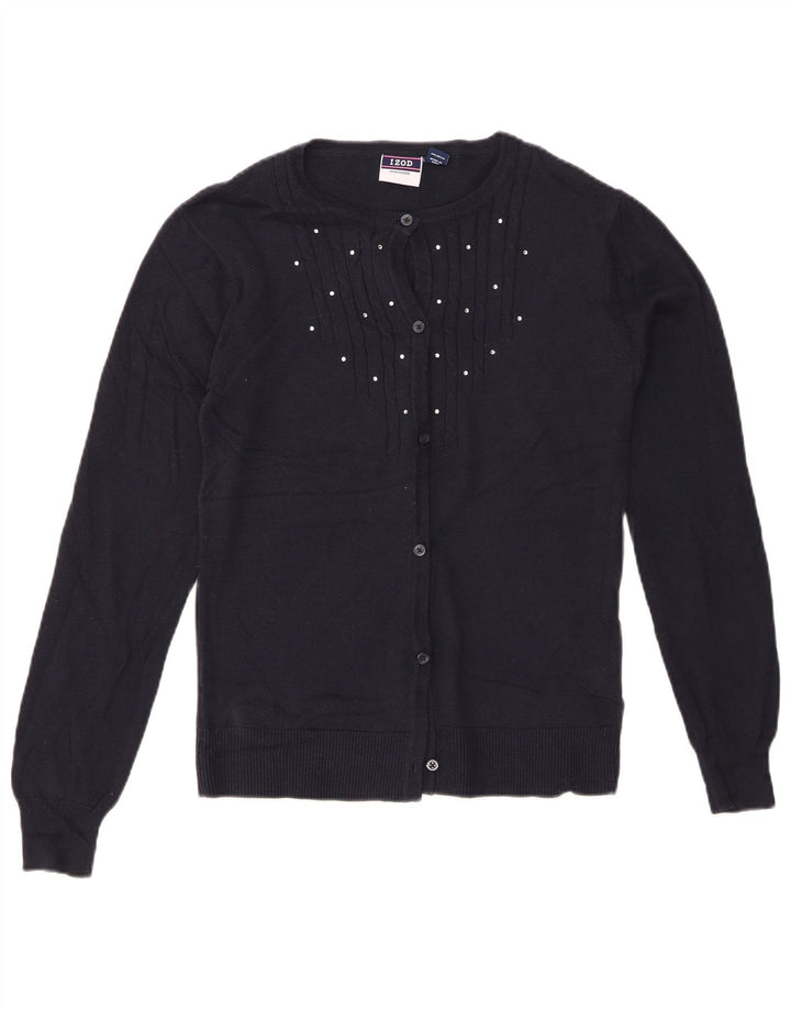 Džemper IZOD za djevojčice 15-16 godina XL tamnoplavi pamuk