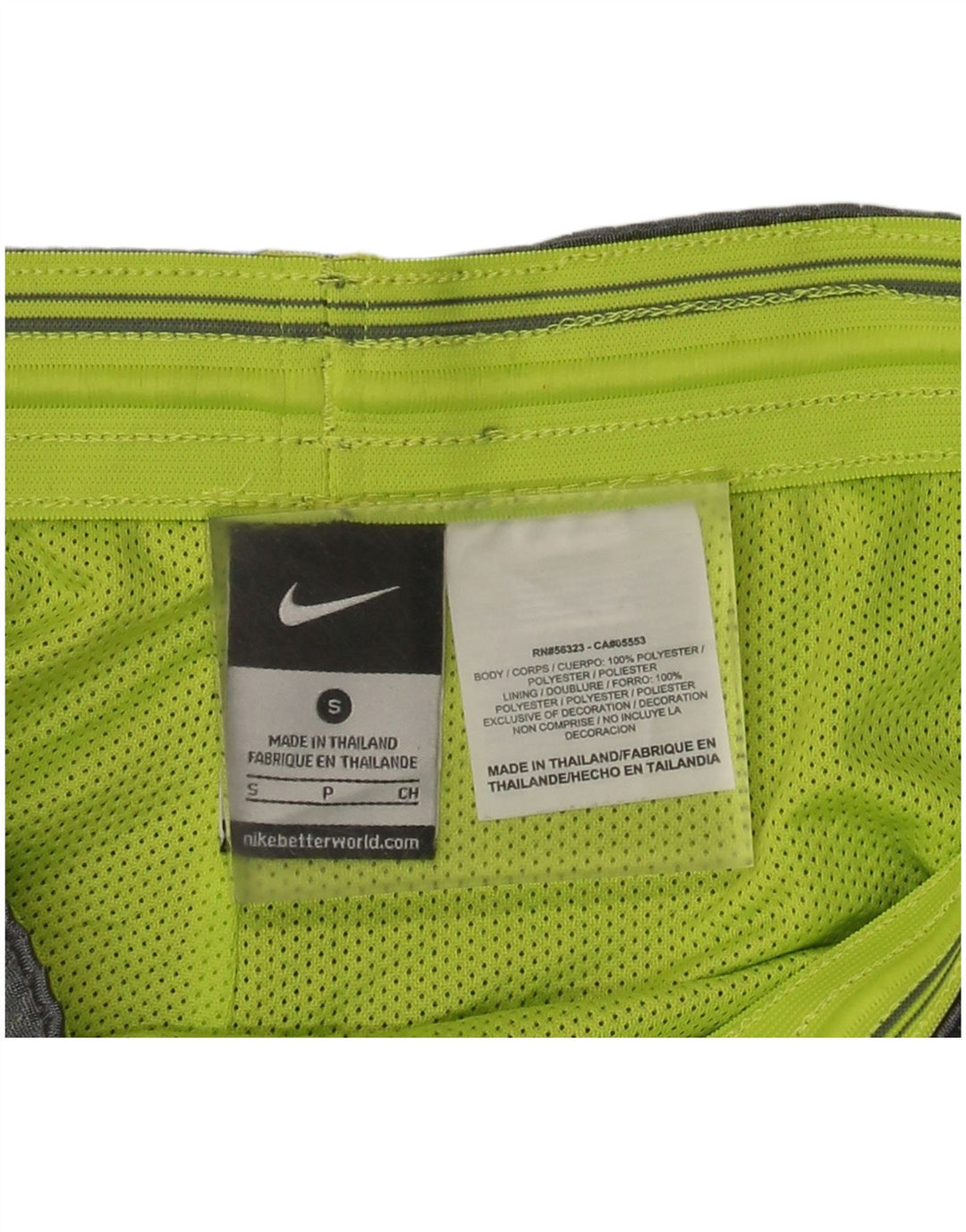 Nike Ženske Dri Fit Sportske kratke hlače UK 10 Mali sivi poliester