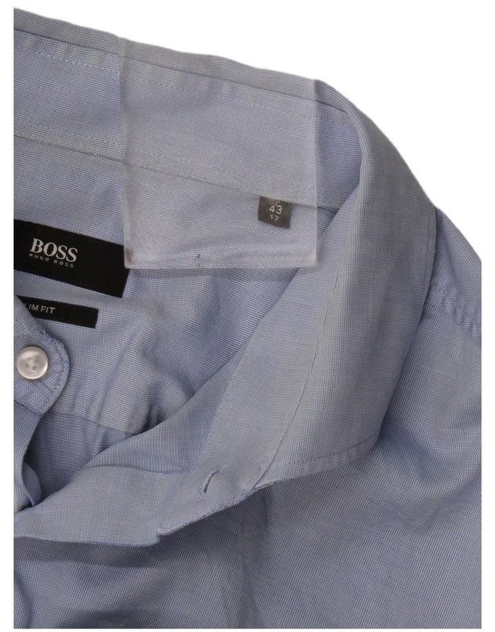 Hugo Boss muška uska košulja veličina 43 17 XL plava