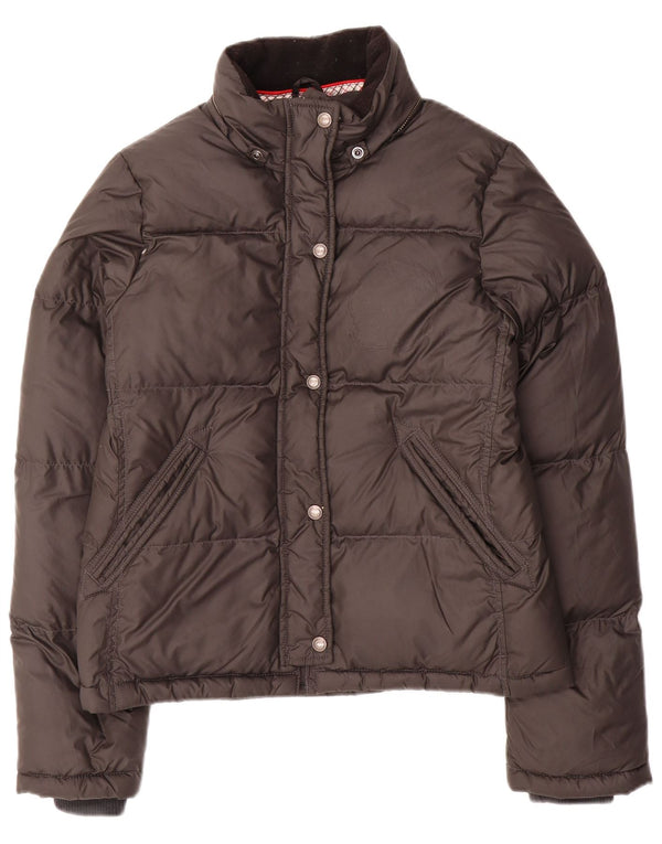 RALPH LAUREN Ženska podstavljena jakna UK 14 Veliki crni poliester