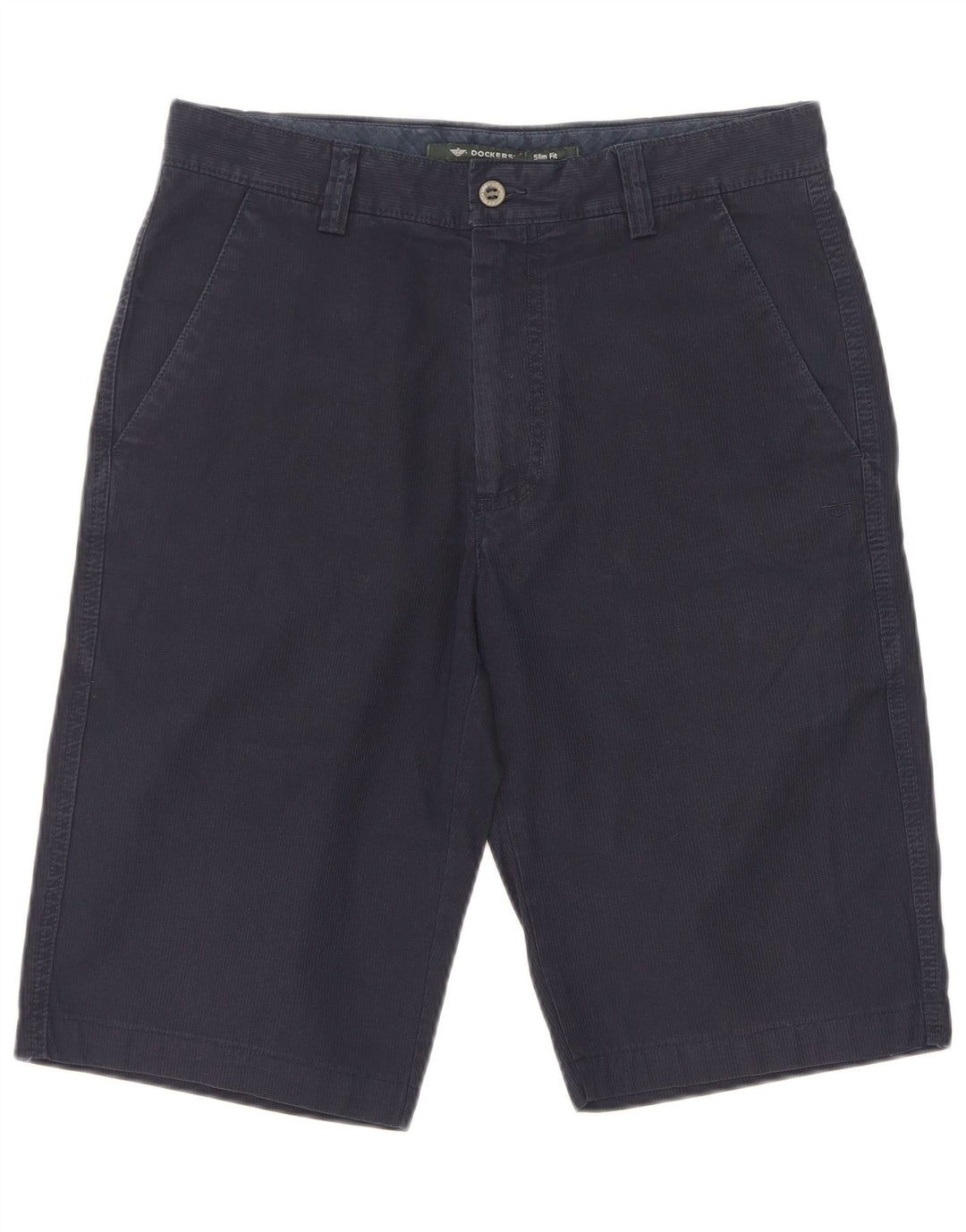 Dockers muške uske chino kratke hlače W30 srednje tamnoplave