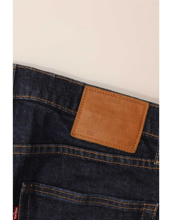 Levi's ženske 502 ravne traperice W32 L30 tamnoplave