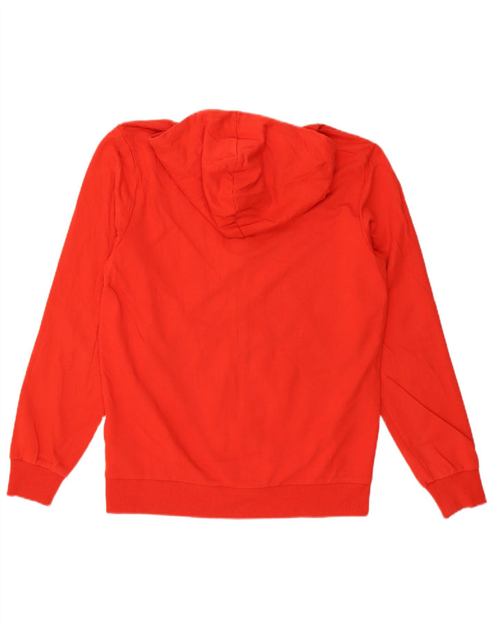 Puma muški pulover s kapuljačom na patentni zatvarač srednje crvene boje