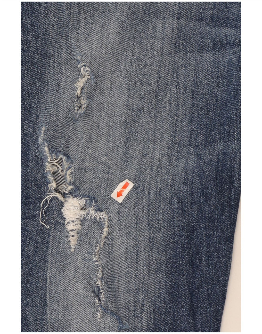 REPLAY Ženske Anbass Distressed Slim Jeans W32 L32 Plavi pamuk