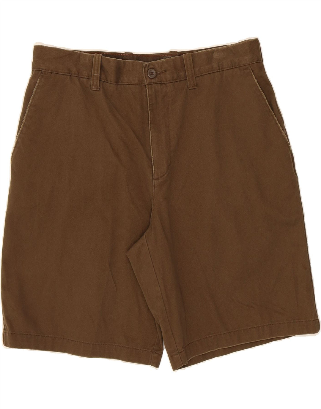 EDDIE BAUER Mens Chino Shorts W33 Medium Khaki Cotton Vintage Eddie Bauer and Second-Hand Eddie Bauer from Messina Hembry 