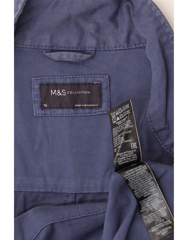 Marks & Spencer ženska prevelika pomoćna jakna UK 10 mala tamnoplava