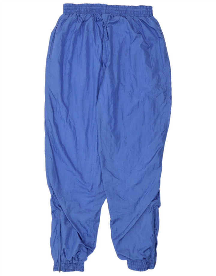 Vintage muške trenirke Hlače Joggers Veliki plavi poliamid