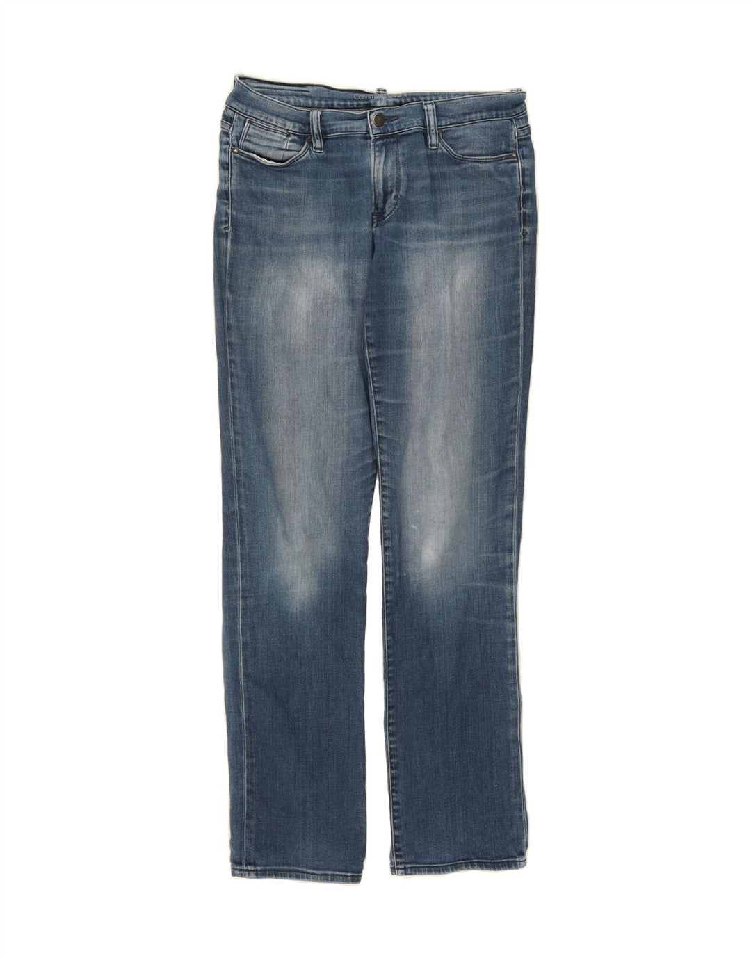 CALVIN KLEIN Womens Straight Jeans W32 L33 Blue Cotton Vintage Calvin Klein and Second-Hand Calvin Klein from Messina Hembry 
