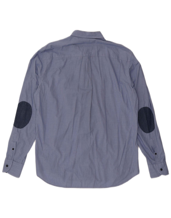 Harmont & Blaine muška košulja standardnog kroja XL plava houndstooth