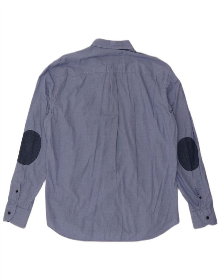 Harmont & Blaine muška košulja standardnog kroja XL plava houndstooth