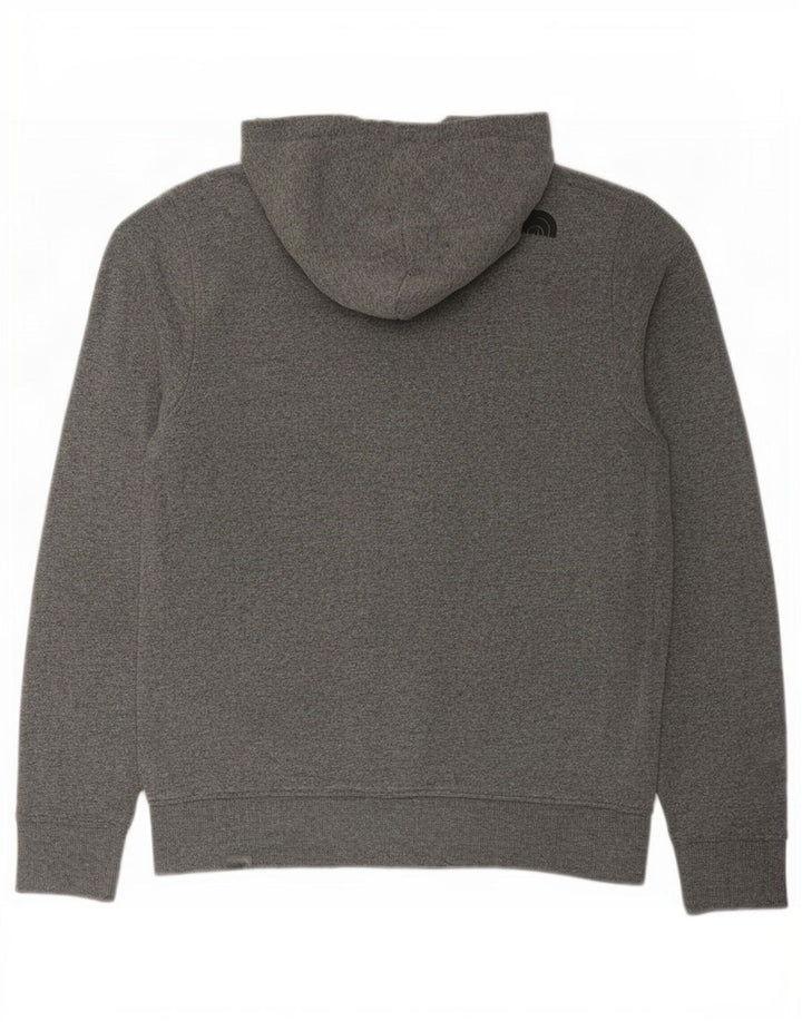 The North Face muški pulover s kapuljačom s patentnim zatvaračem, srednje sivi pamuk