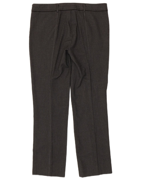 Biancoghiaccio ženske odijelne hlače IT 46 Large W32 L28 sive pruge