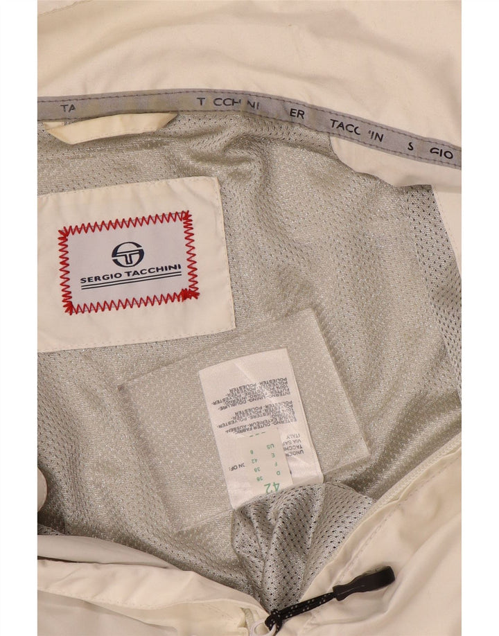 SERGIO TACCHINI Ženska kišna jakna IT 42 Srednje bijeli poliester