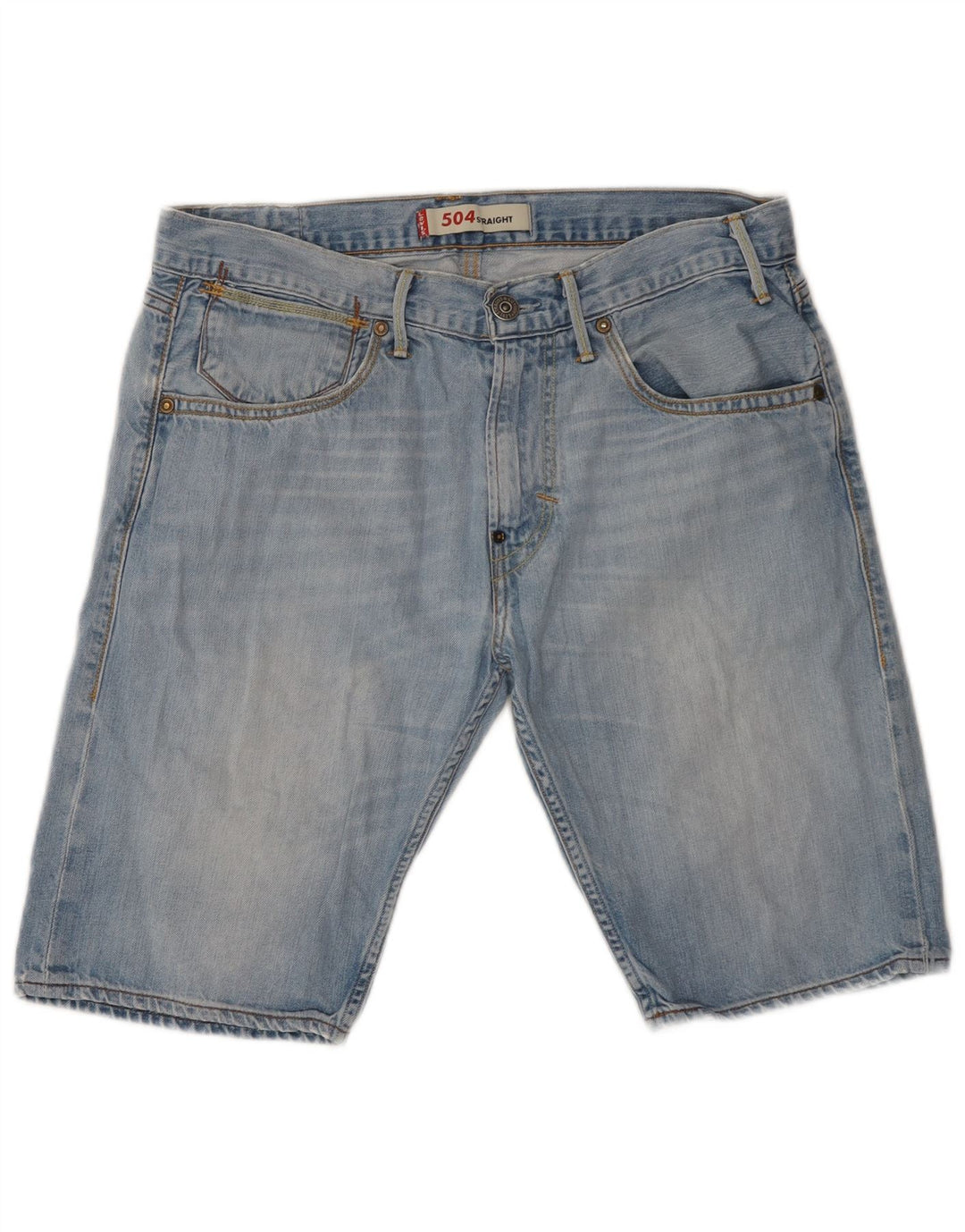 Levi's muške 504 traper kratke hlače W32 srednje plavi pamuk