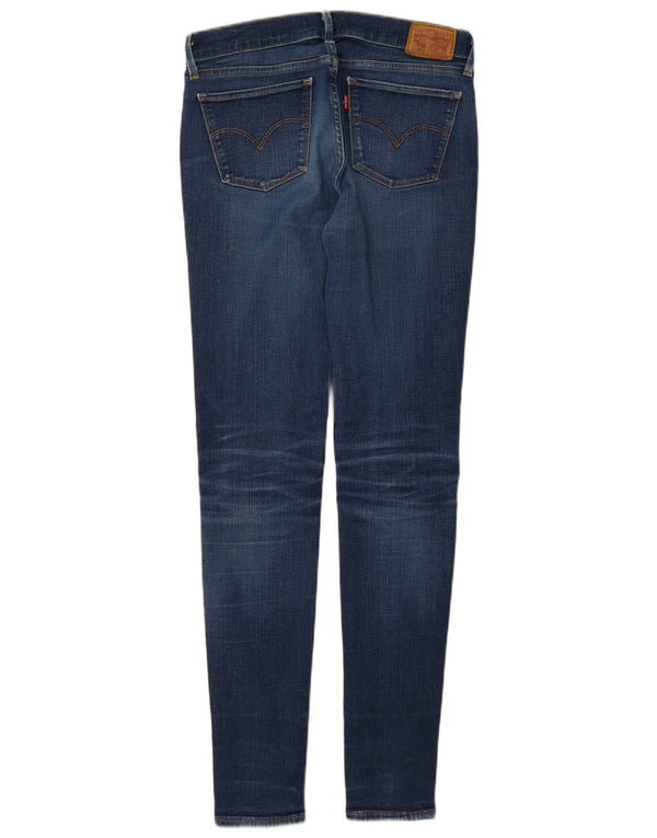 Levi's ženske 710 super uske traperice W28 L34 plavi pamuk