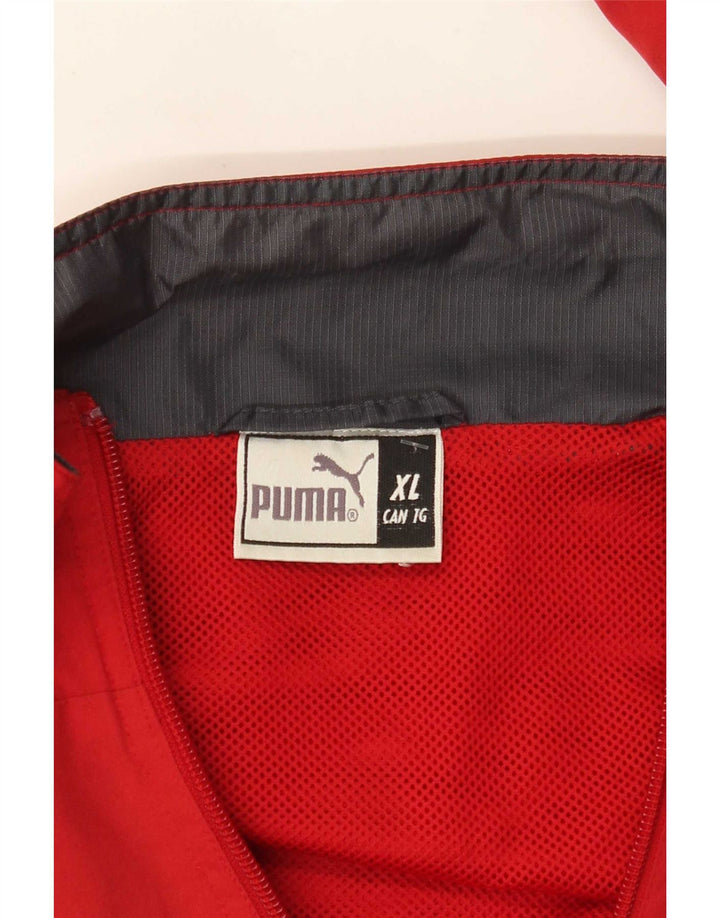 Puma muška gornja jakna trenirke XL Red Colourblock