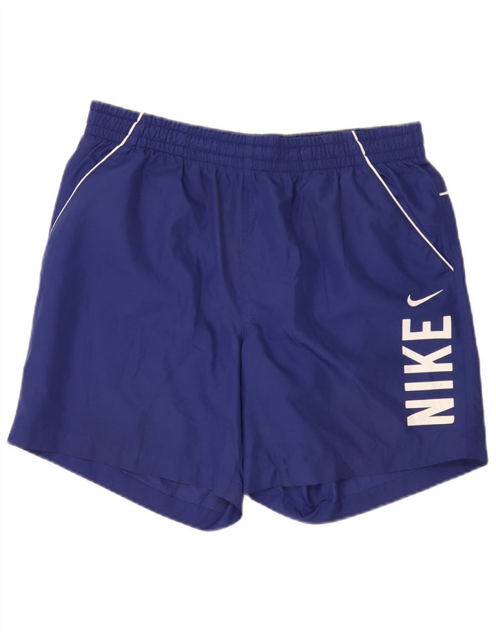 Nike muške kratke sportske hlače s grafičkim motivima, veliki plavi poliester