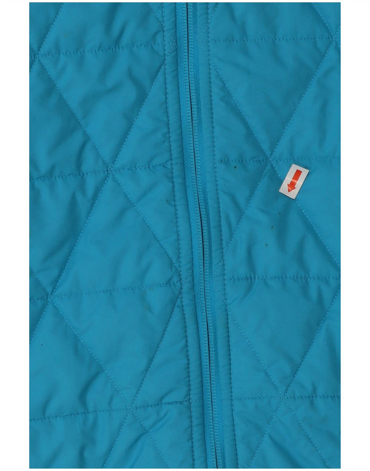 JACK WOLFSKIN Bomber jakna s kapuljačom 13-14 godina, plava poliester