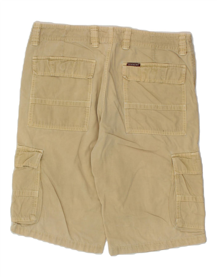 CARRERA Mens 618 Cargo Shorts W33 Medium Beige Cotton Vintage Carrera and Second-Hand Carrera from Messina Hembry 