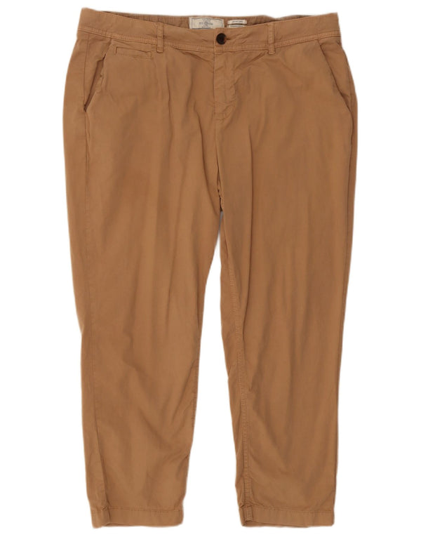 Fat Face ženska odjeća obojena skraćenim hlačama UK 16 Large W34 L23 Bež