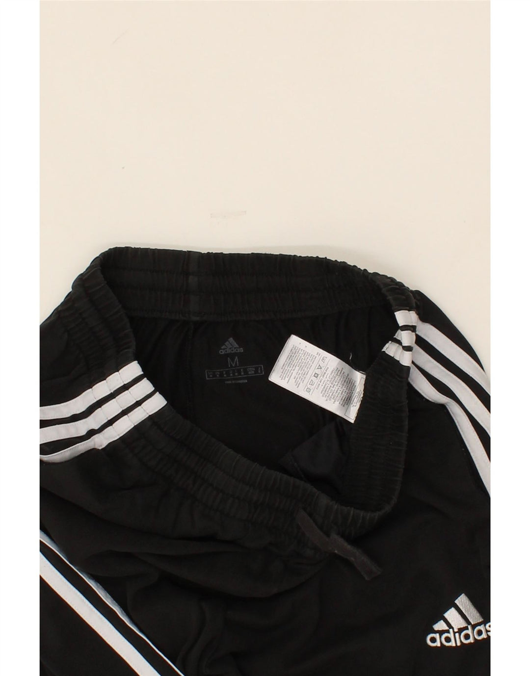 ADIDAS Womens Tracksuit Trousers UK 14 Medium  Black Cotton Vintage Adidas and Second-Hand Adidas from Messina Hembry 